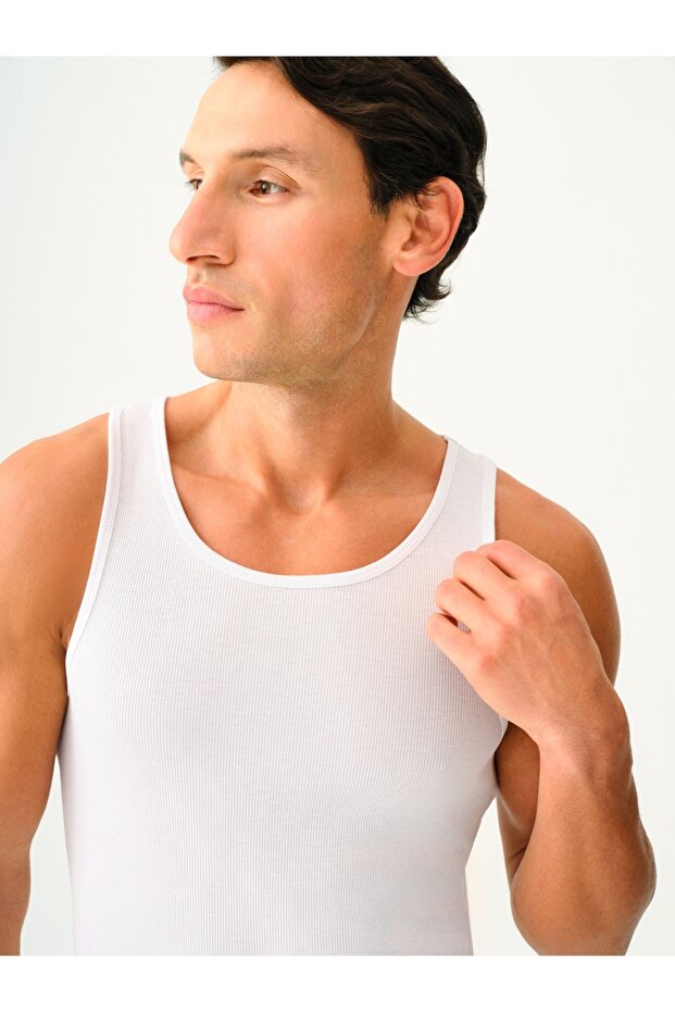 Slim Fit Erkek Atlet - 4