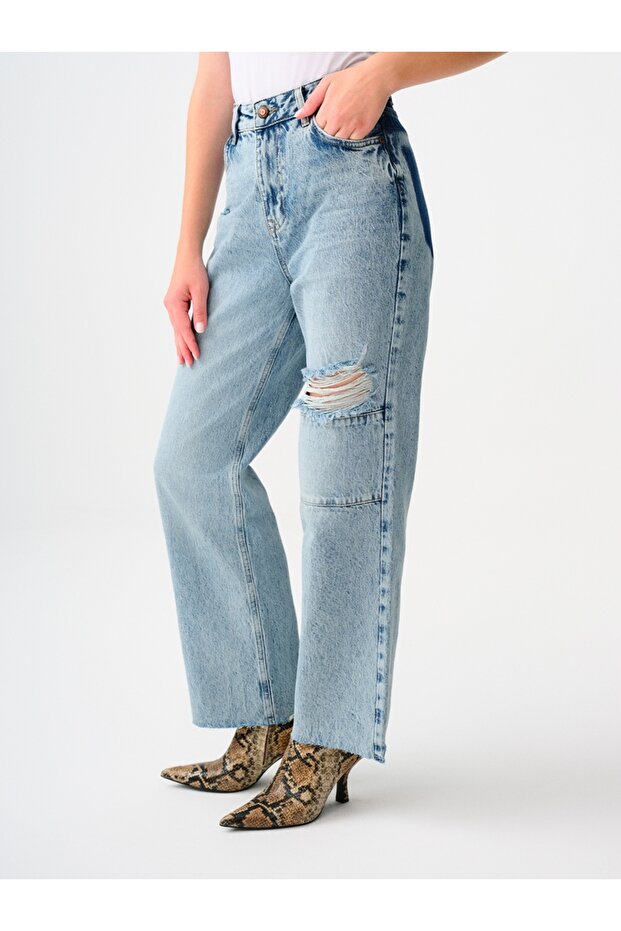 Straight Regular Fit Kadın Pantolon - 3