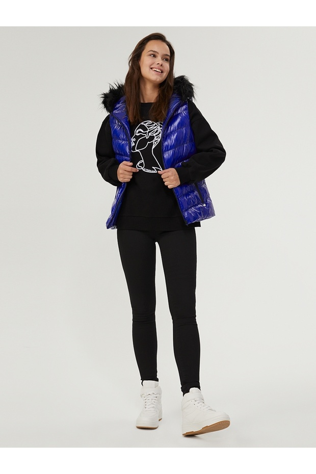 Regular Fit Kadın Yelek - 4