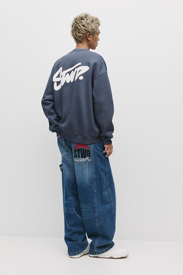 STWD bisiklet yaka sweatshirt - 3