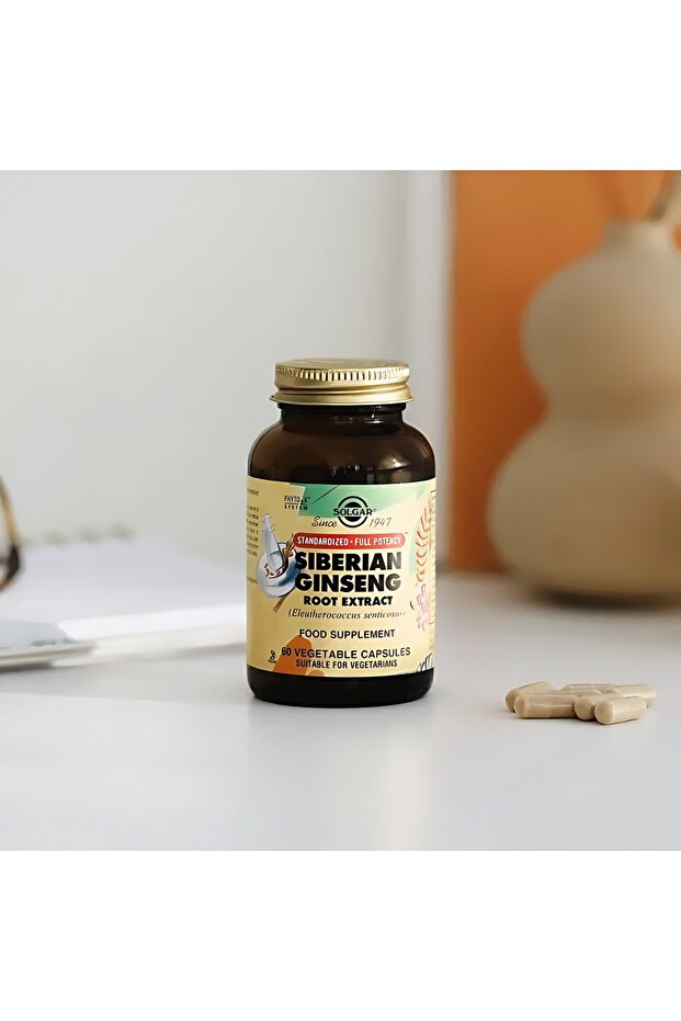 Siberian Ginseng Root Extract (Standardize Sibirya Ginsengi Kök Ekstresi) 60 Kapsül - 2