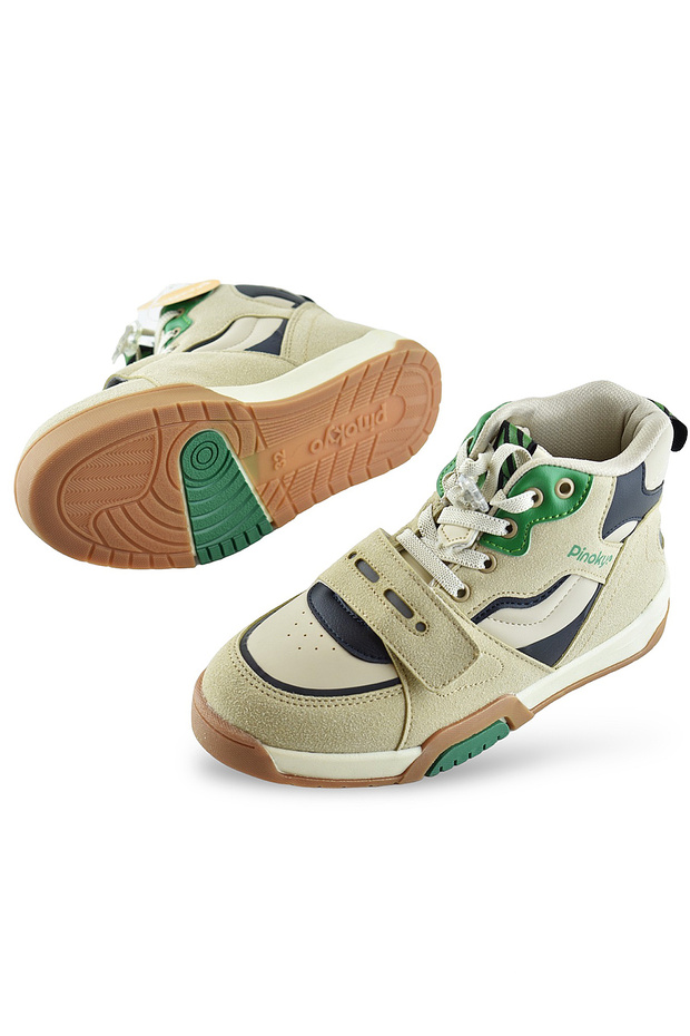 İstanbul Ortopedik Bağcıklı Cırtlı Unisex Çocuk Bot Ayakkabı Kışlık Çocuk Bot - 2