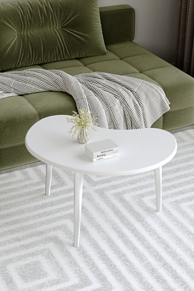 Dekoratif Modern Siyah Orta Sehpa - 2