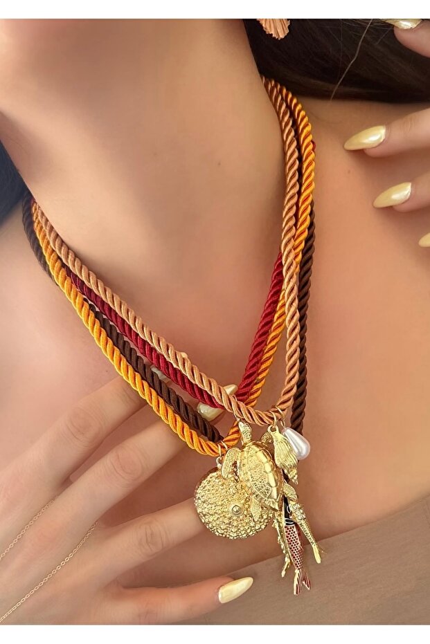 Trend Marka Model 4’lü Charm Kolye - 3