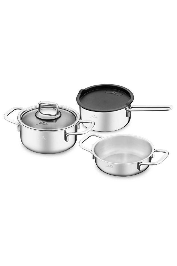 New Lyon 5 Parça Çelik Midi Tencere Set - 2