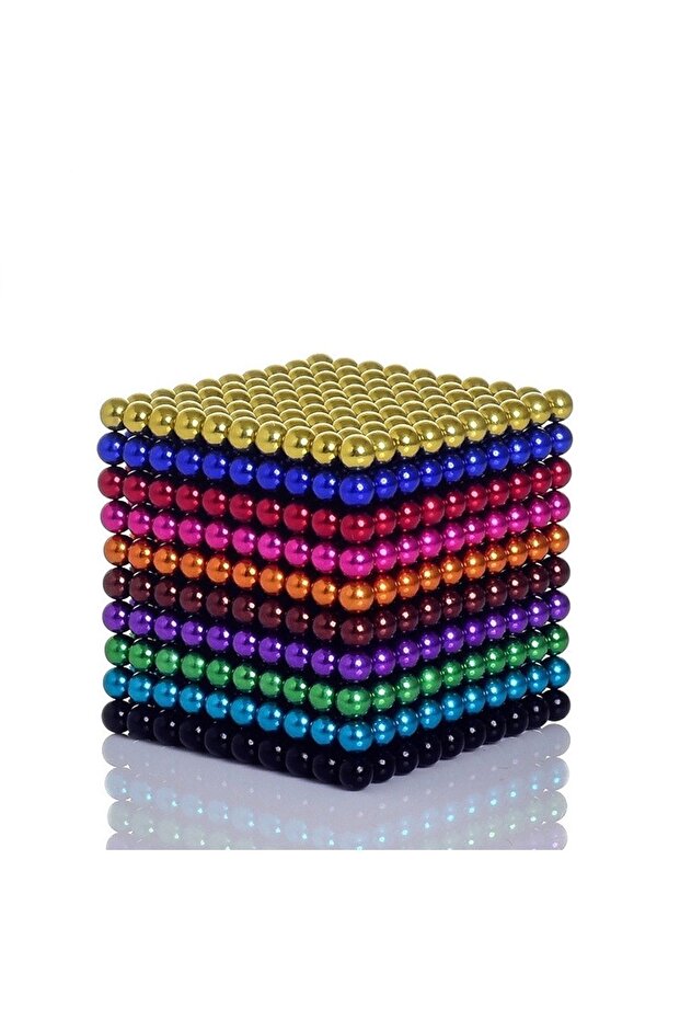 Neo Sihirli Manyetik Toplar Dyum Mıknatıs Küp Bilye 216 Adet Cube Küp Dymium - 3