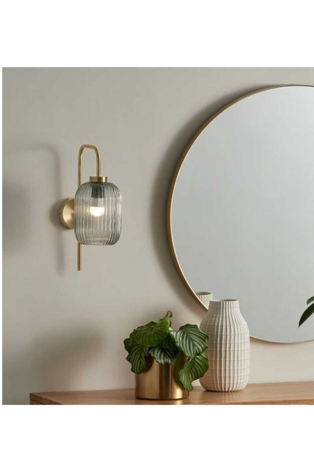 MYLIGHTS RETRO HONEY GLASS RUSTIC VINTAGE SCONCE
