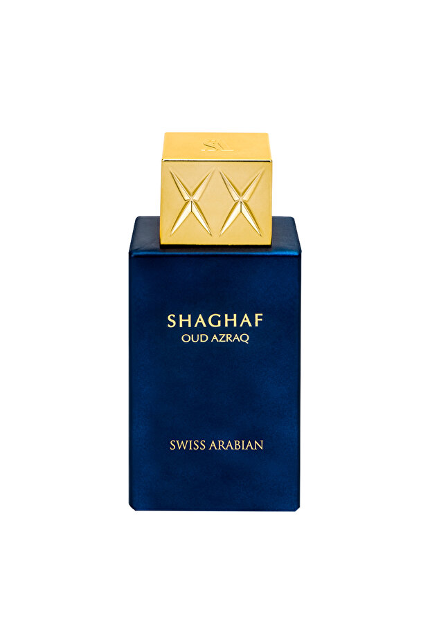 Shaghaf Oud Azraq Unisex Eau De Parfum 75ml - Amber, Vanilla, Oud Scent