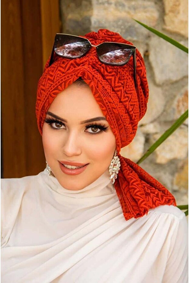 Taba Dantel Tokalı Bone - 2