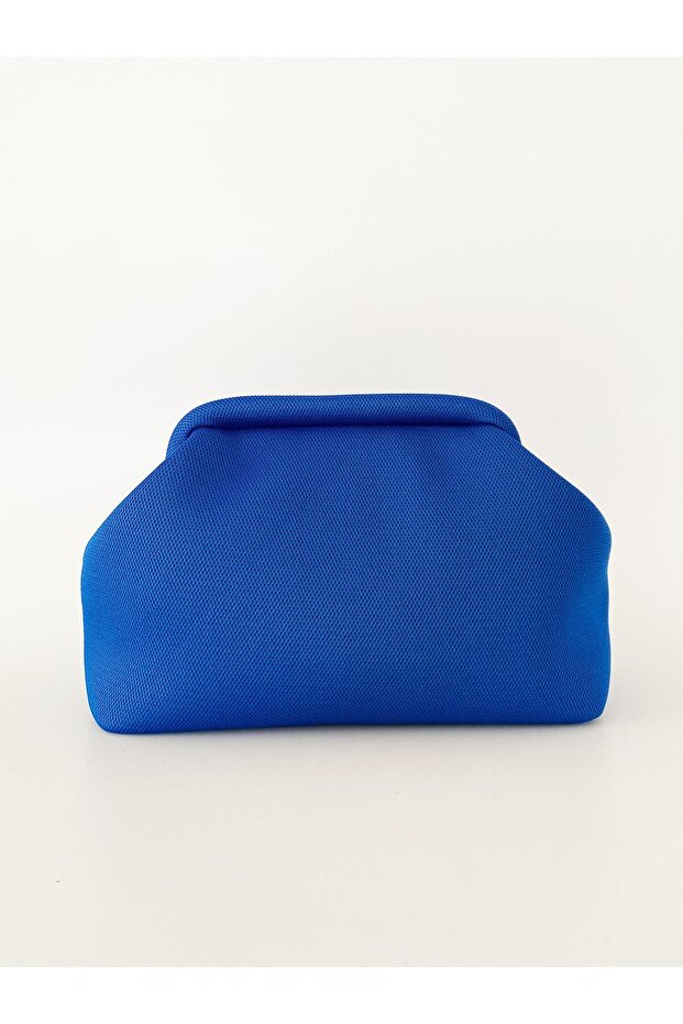 Heybes Women's Blue Strap Clutch Portfolio Handbag