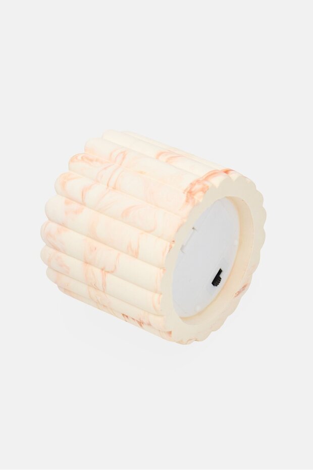 Ceramic Cement Led Candle - 3