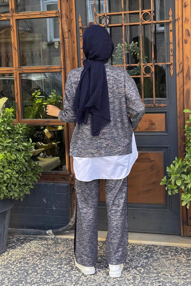 Pantolonlu Takım MB24.697 Lacivert - 4