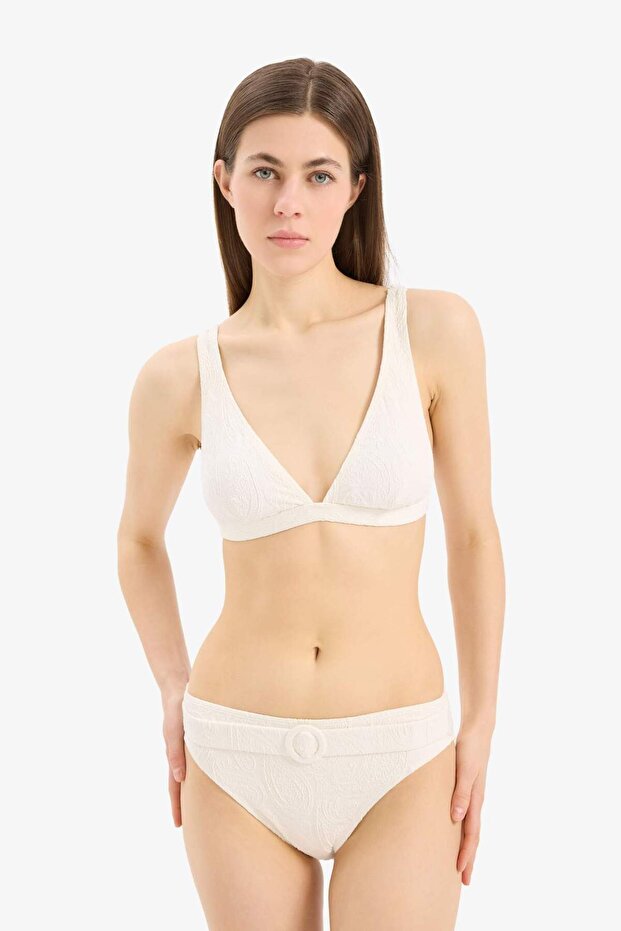 Regular Fit Brode Bikini Alt-Fall in Love E3900AX25SM - 5