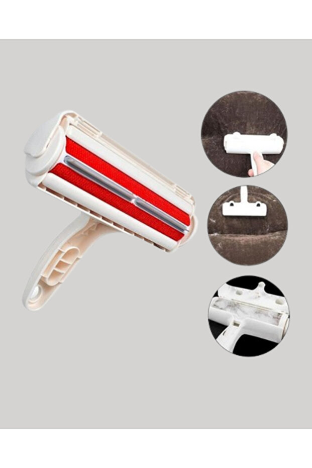 Lint remover with storage – easy to use for carpets, beds, and clothes - 2