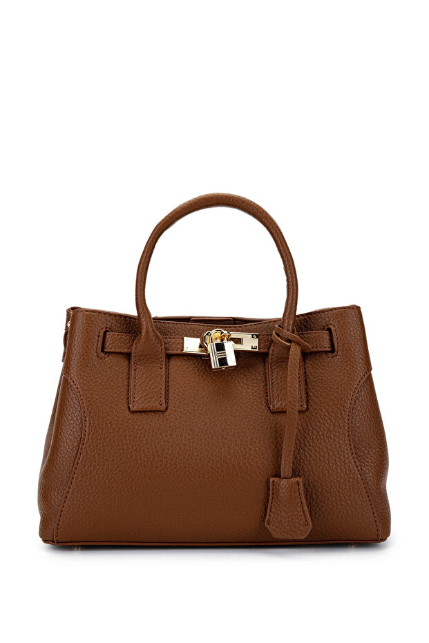 Women's Faux Leather Camel Shoulder Bag