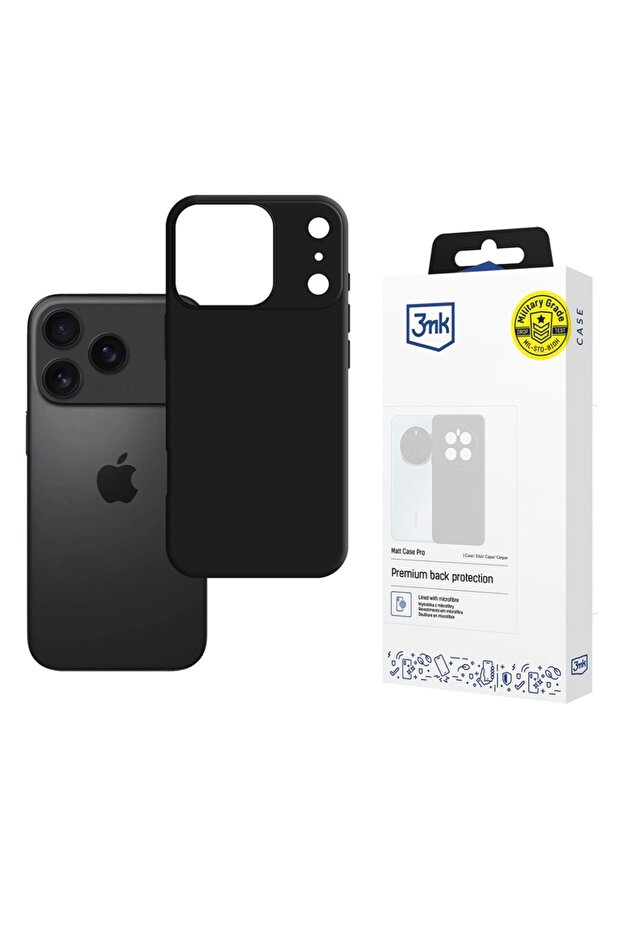 Case for iPhone 17 Pro, Matt Case, Black - 1