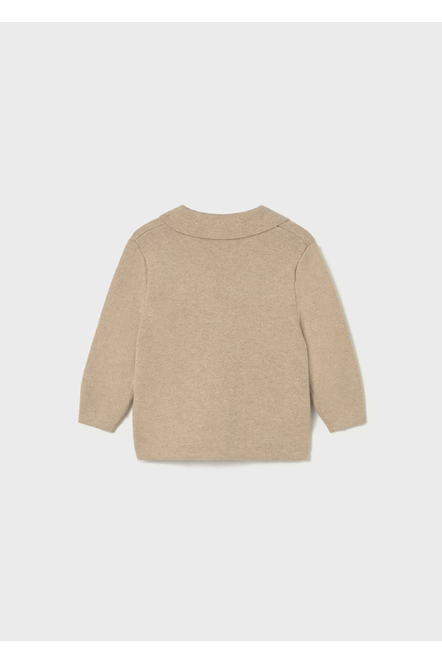 Erkek Bebek Örme Ceket Bej 2418 - 2