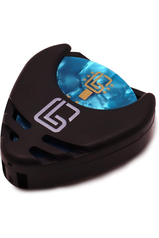 Guitar Lab Guitar Picks Holder & 10pcs Picks, Plectrum for Acoustic - Celluloid Plectrums