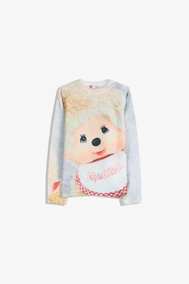 Monchhichi baskılı kazak - 1