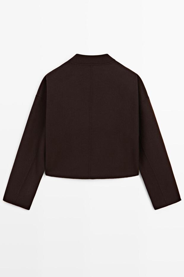 Dik yaka kısa ceket - 8