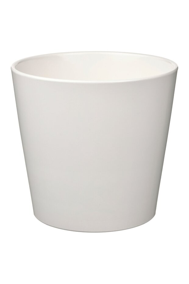 SOJABÖNA Plant pot, white, 19 cm