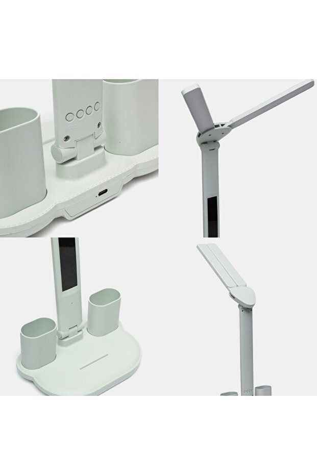 LED Desk Lamp with Display, Drawing Clock, Dual Temperature - 11