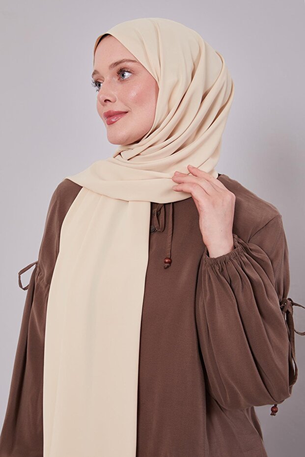 Sarı Düz Trend Şal - 1