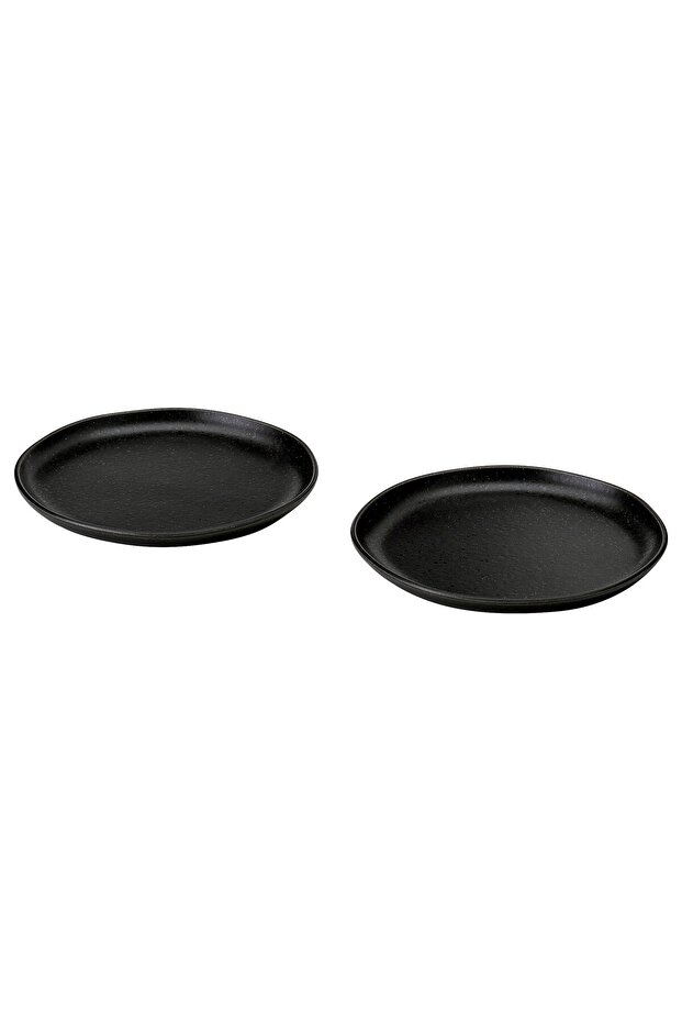 2025 Side plate, black, 18 cm