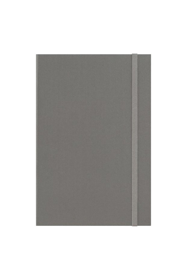Sisu A5 Linen Fabric Hardcover Notebook Gray