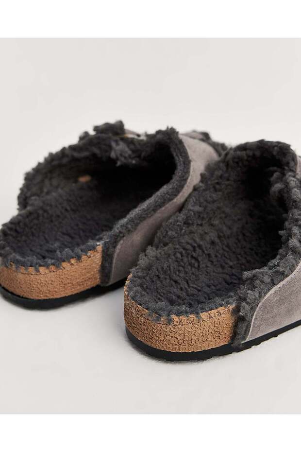 Kadın Tokalı Ev Terliği - DREW - 3