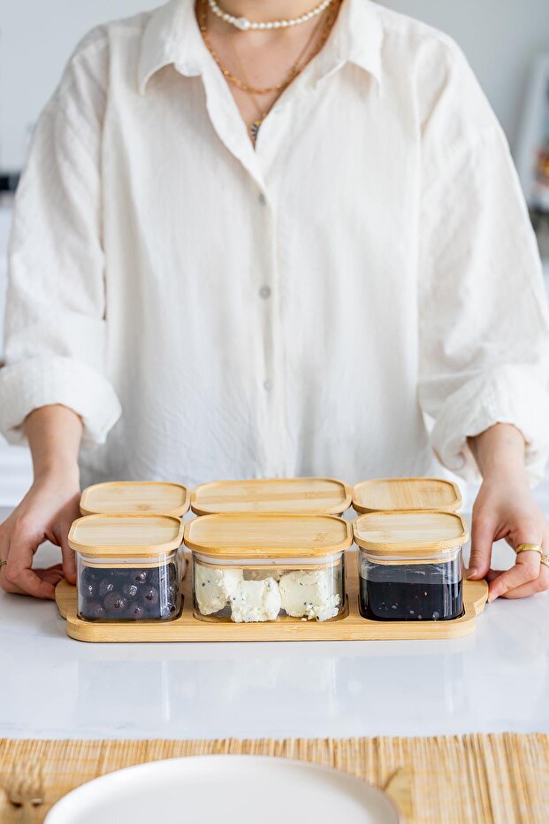 Cam Kahvaltılık Seti 13 Parça - 1