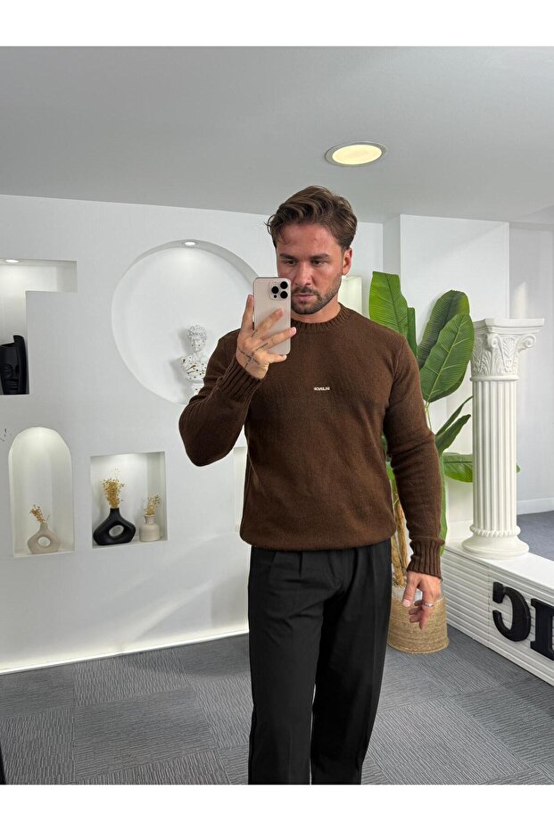 Mr Silence Yazılı Oversize Triko - 7