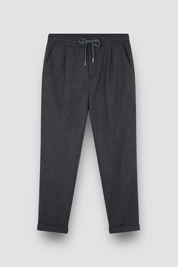 Men's Woven Chino Pants with Coulisse