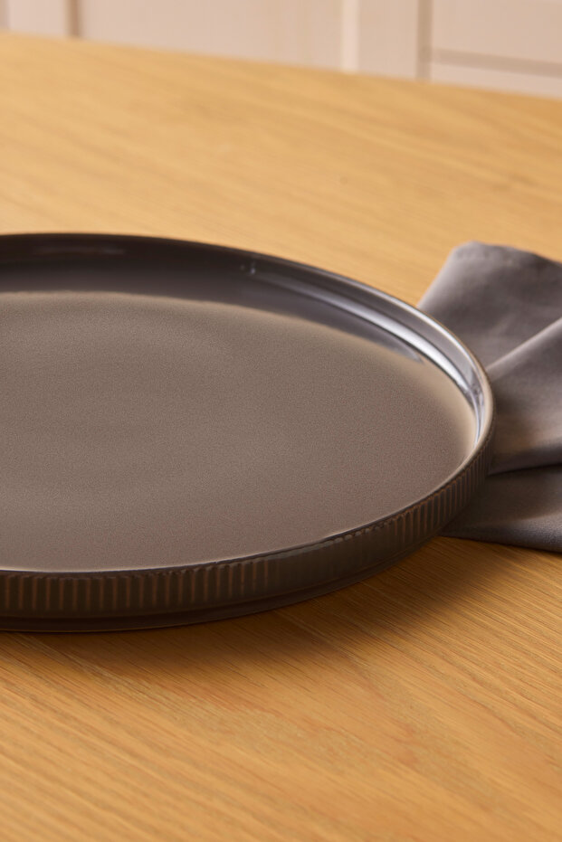 Massimo Servis Tabağı Antrasit 26 cm - 3