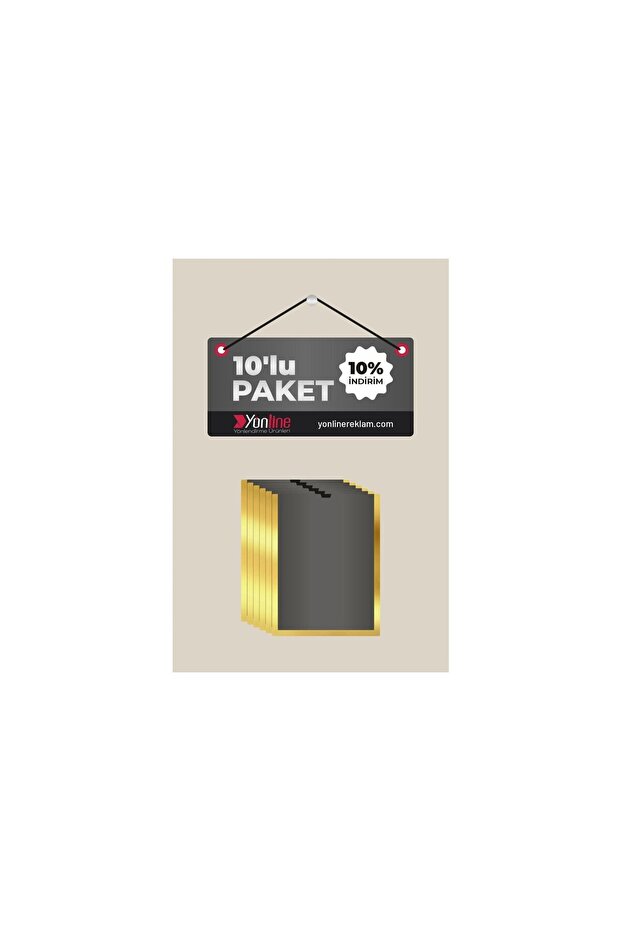 10-Pack A4 Gold Document Diploma Certificate Corporate Folder