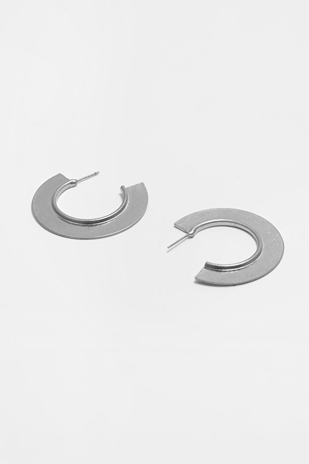 2 Çift Düz Halka Küpe Paketi - 3