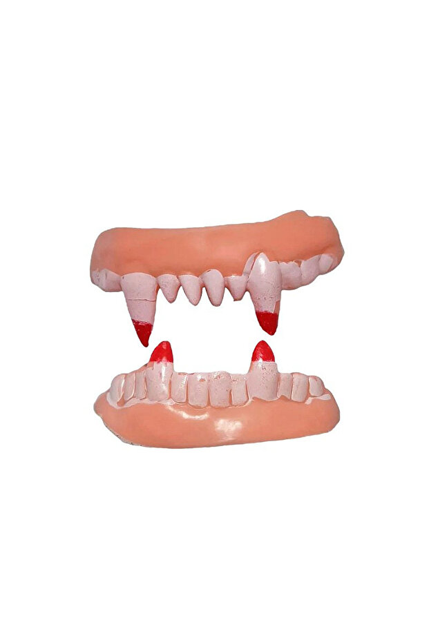 Double Palate Soft Vampire Teeth 1 Pair - 2