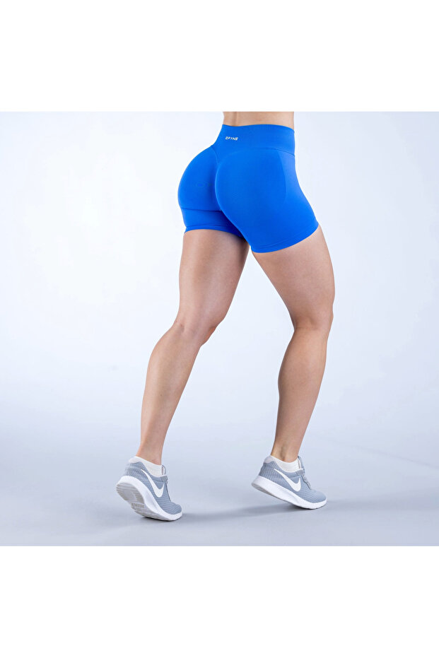 KADIN YÜKSEL BEL KISA ŞORT - 1