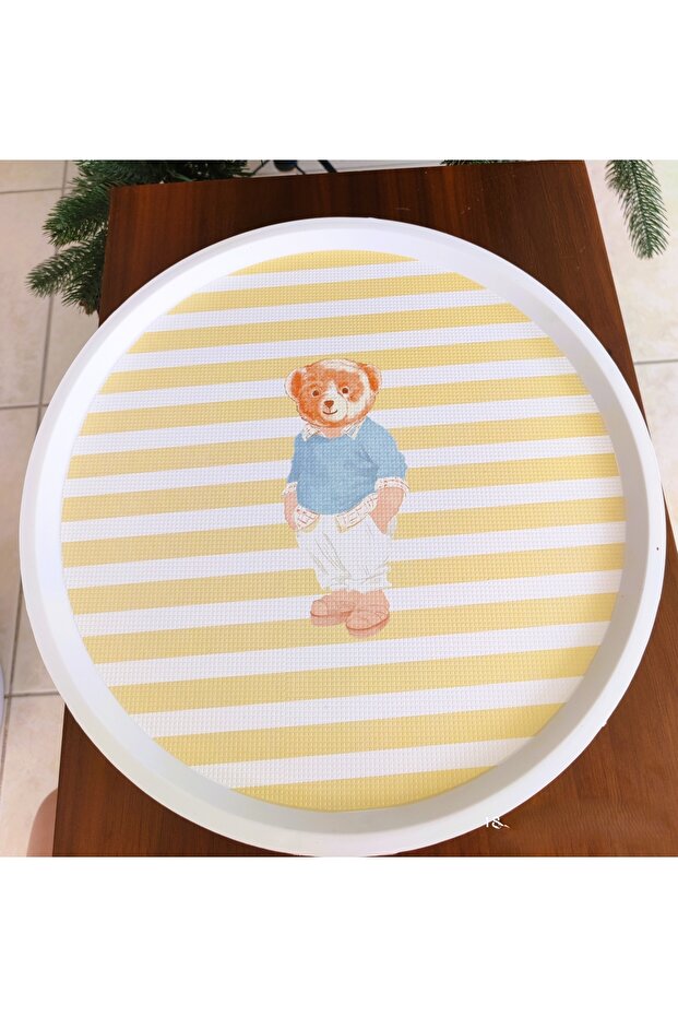 Philip Ayı Bear Yuvarlak Tepsi - 2