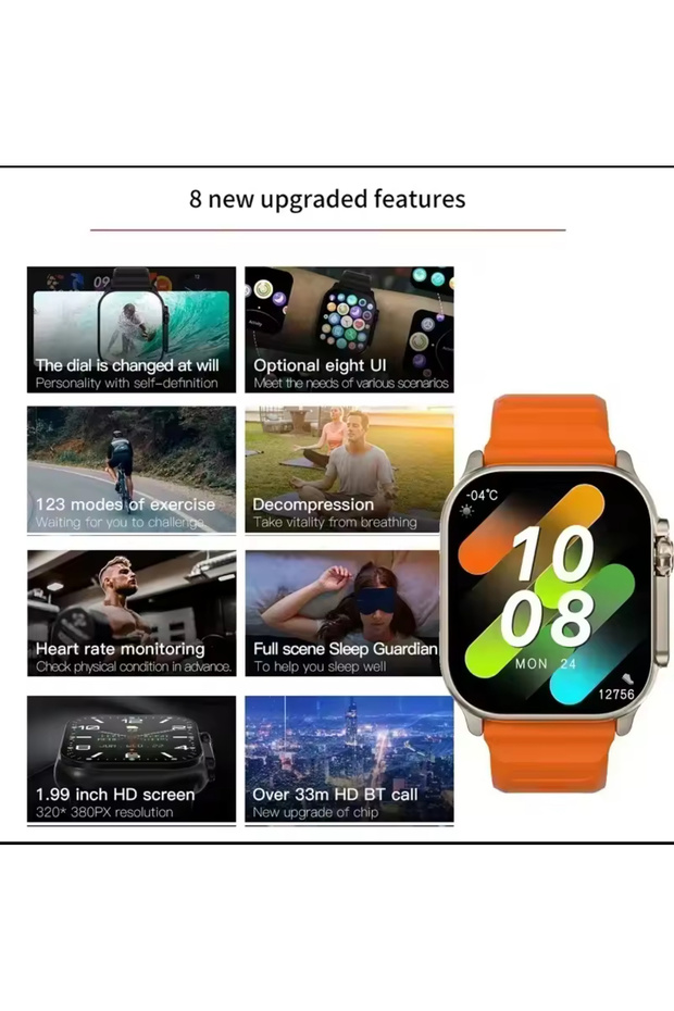t10 ultra akıllı saat - 4