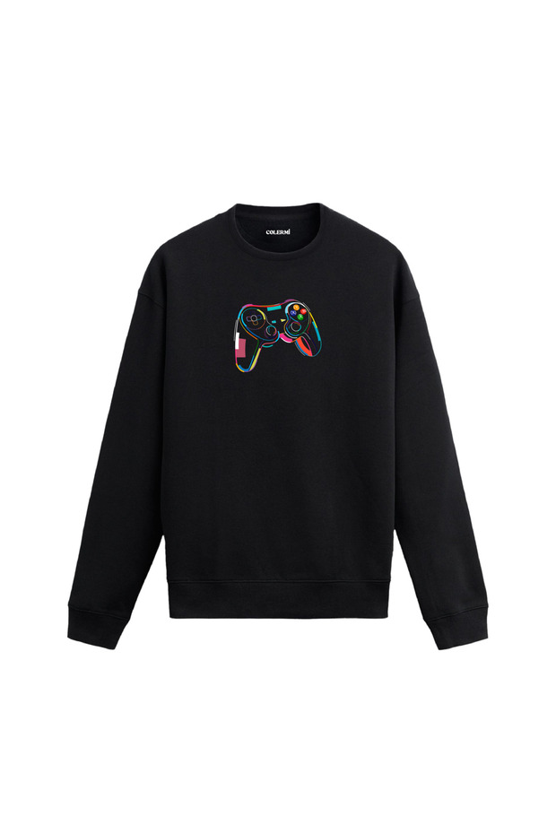 Gamepad Printed Sweatshirt - 1
