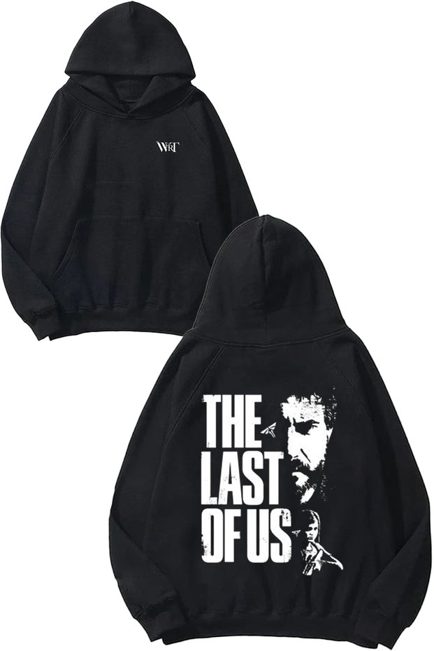 The Last of Us 5 Design Back Printed Black Hooded Sweatshirt