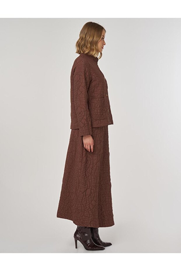 Embossed Patterned Double Set Coffee - 6