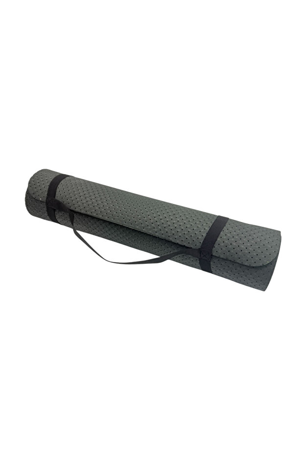 Eco-Friendly TPE Yoga Mat – 6mm Thick, Non-Slip, Durable, Sweat-Proof & Portable – Black
