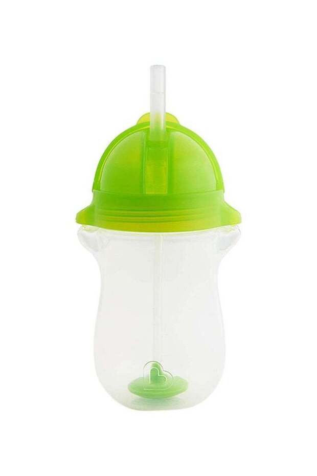 Click Lock Tip and Sip Weighted Straw Cup 10oz/296 Ml 1 Pack Green - 1