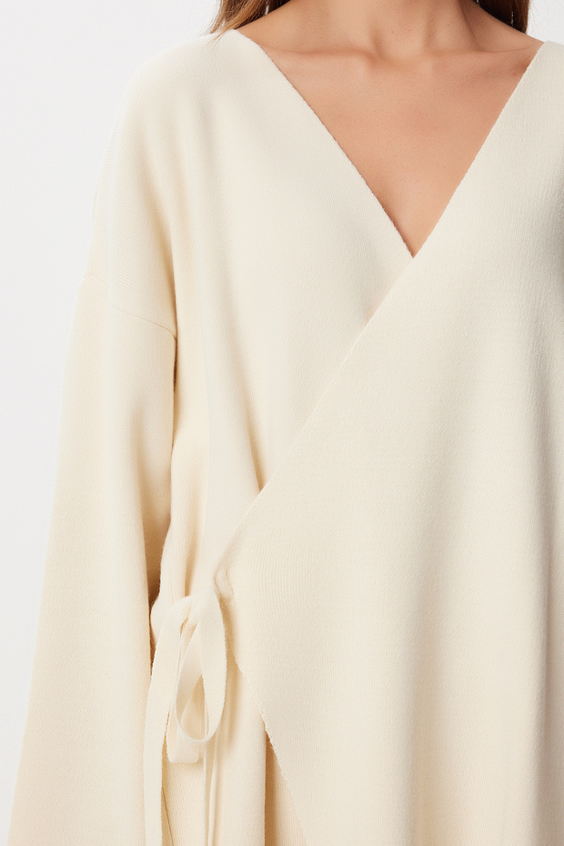 Anvelop Yaka Alt-Üst Triko Takım LFZ0018 KEMİK - 3