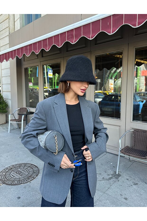 ALPAKA LÜKS BUCKET ŞAPKA - 2