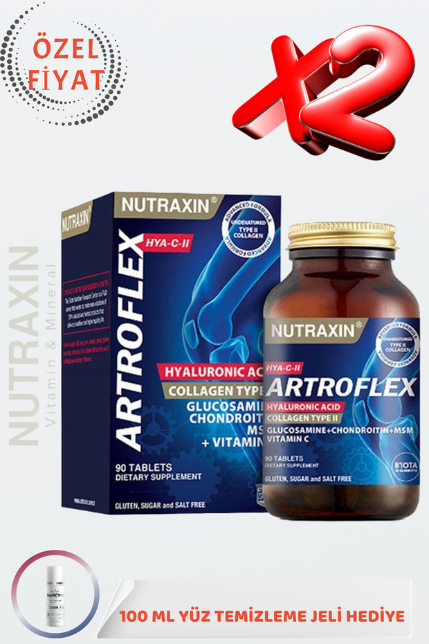 Artroflex HYA-C-II 90 Tablet TipII Kolajen MSM Kondrroitin Sülfat Hyalüronik Asit ( 2 ADET ) - 1