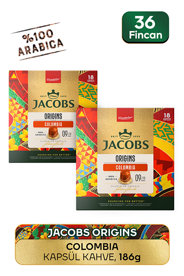 Origins Colombia Nespresso Uyumlu Alüminyum Kapsül Kahve 36 Kapsül - 1