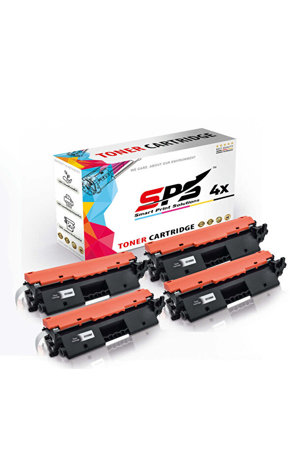SPS Compatible Toner Cartridges for HP | CF217A 17A | 4x Black | 1,200 Pages